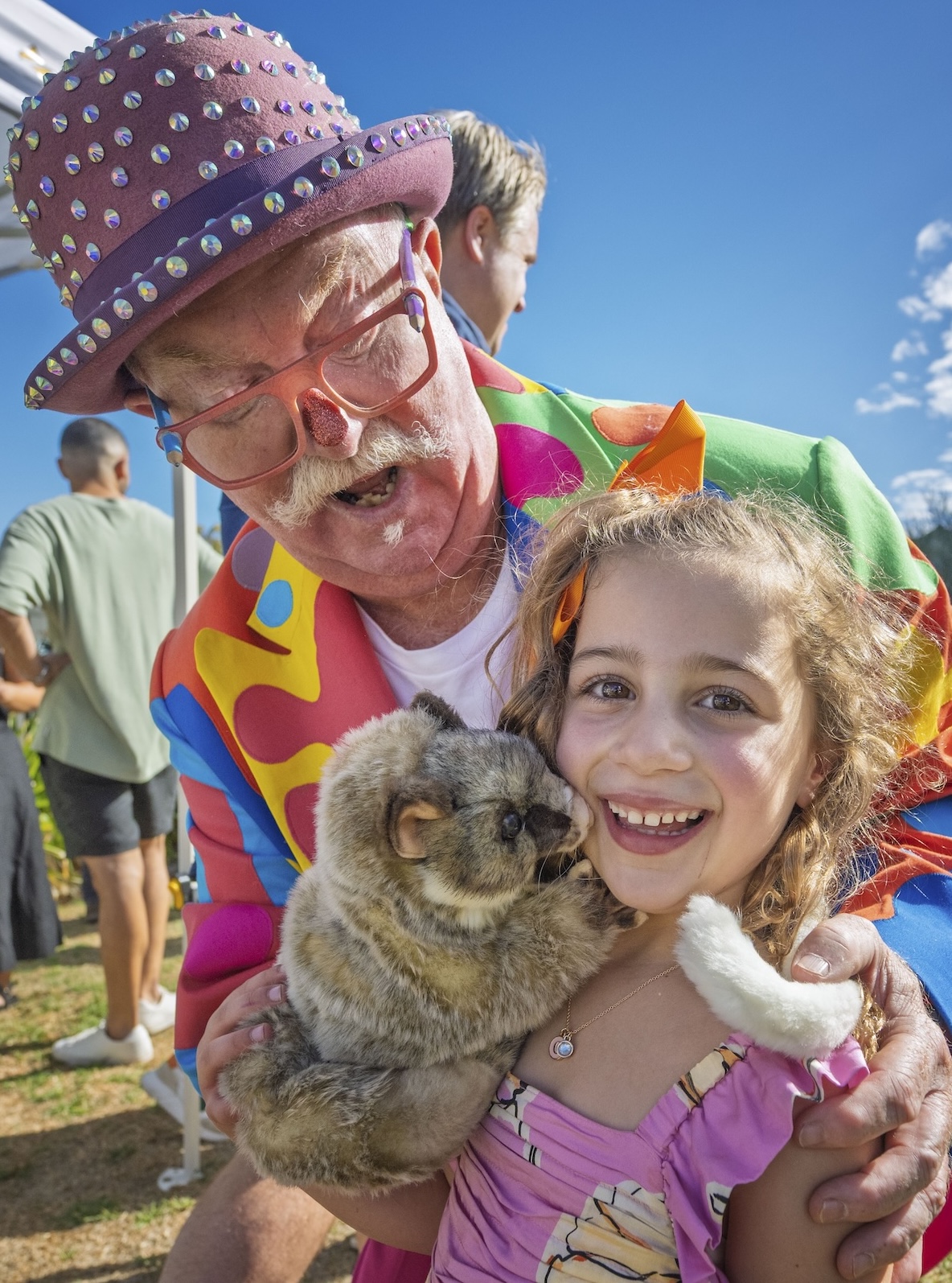 Bumbles the Clown at a kids party